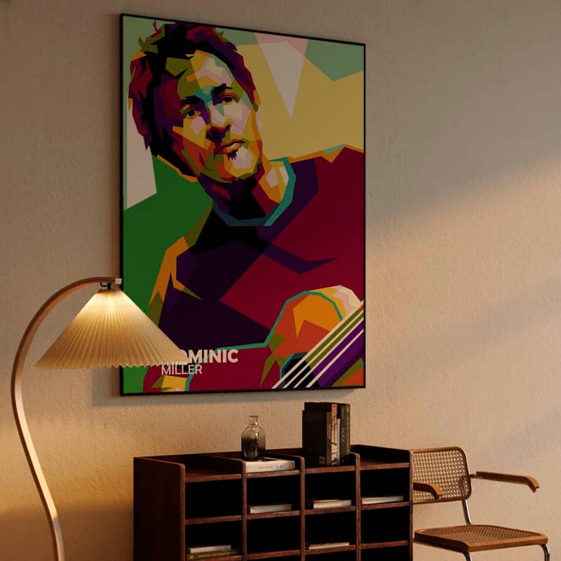 Dominic Miller in wpap pop art preview