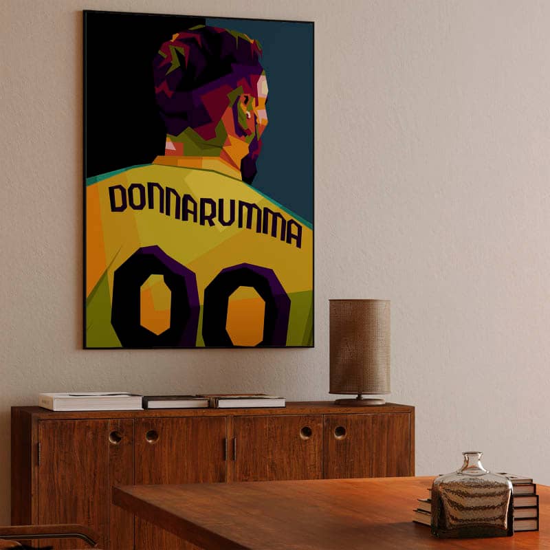 Gianluigi Donnarumma in illustration art preview