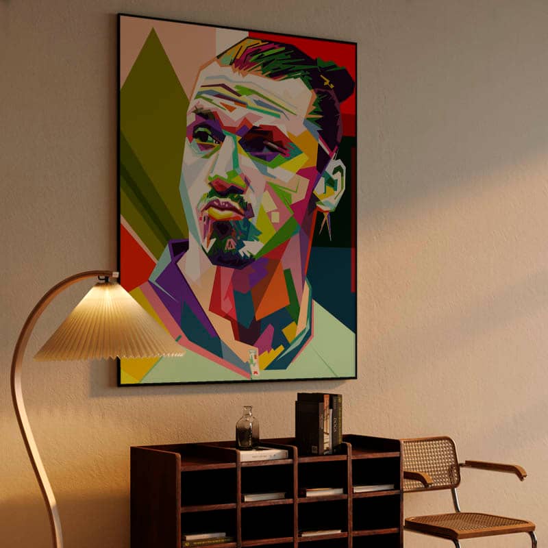 Zlatan Ibrahimović in wpap pop art preview