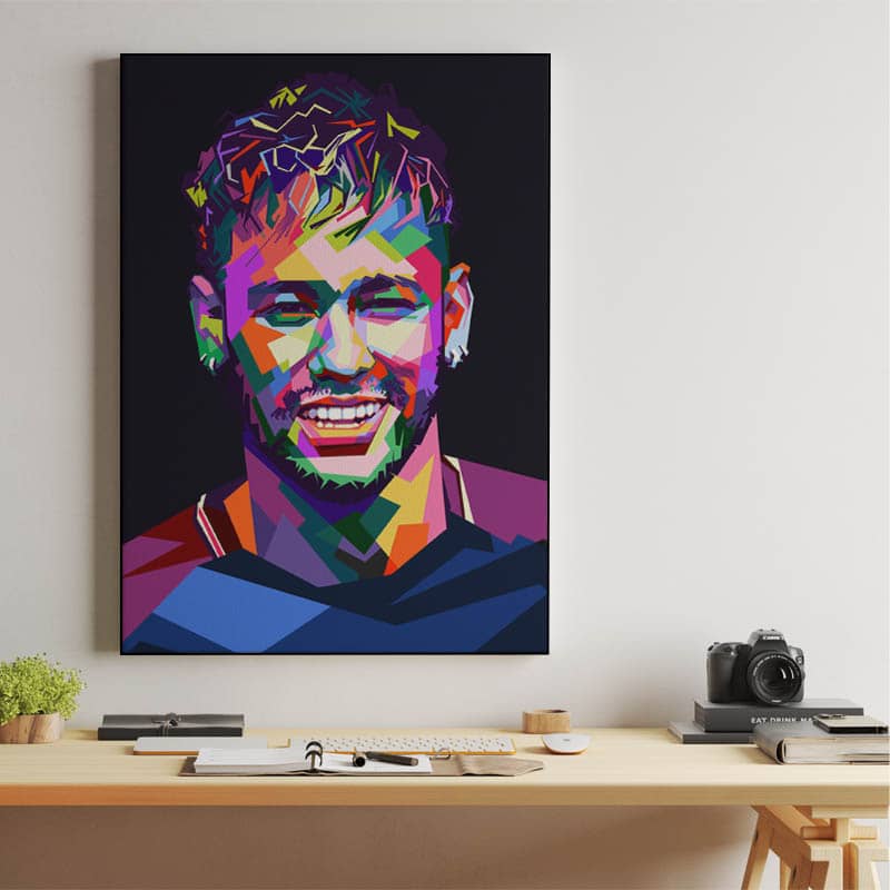 Neymar in wpap pop art preview