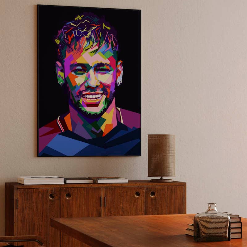 Neymar in wpap pop art preview