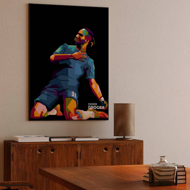 Didier Drogba in Pop art WPAP AMAZING preview