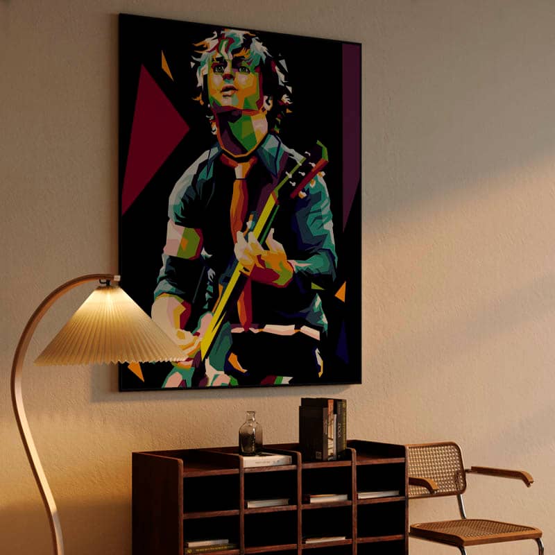 Billie Joe Armstrong in wpap pop art preview