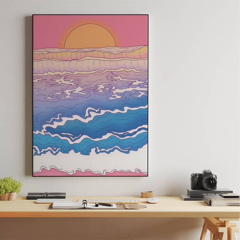 Sunset ocean preview