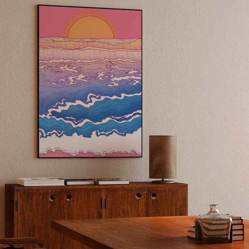 Sunset ocean preview