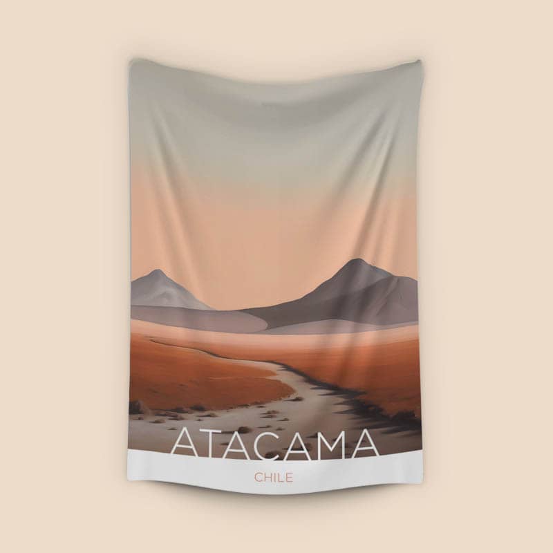The Atacama Desert - Chile - Tempera Painting Technique preview