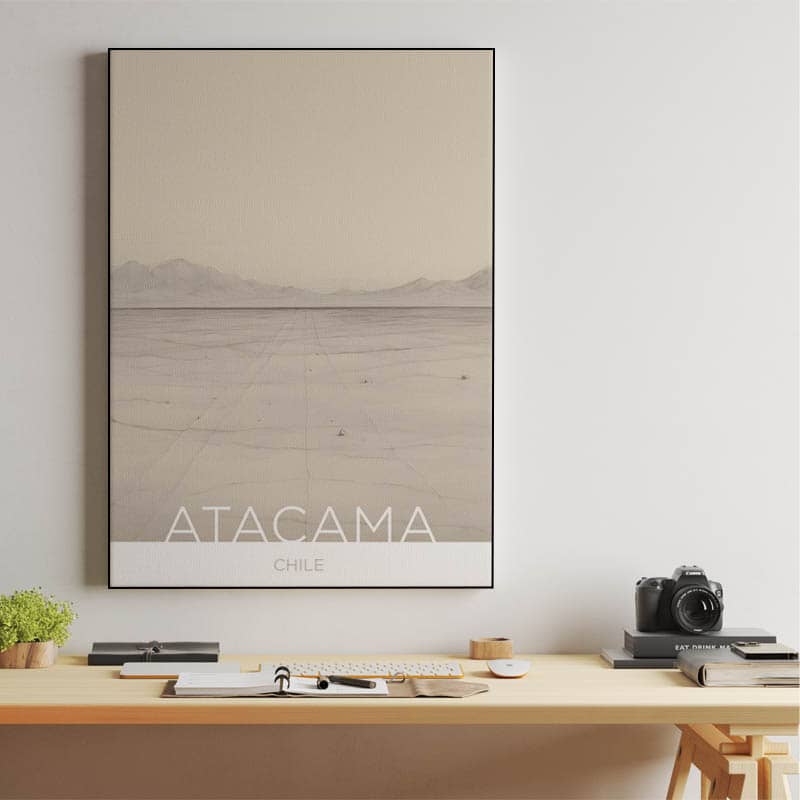 The Atacama Desert - Chile - Single Line Technique preview