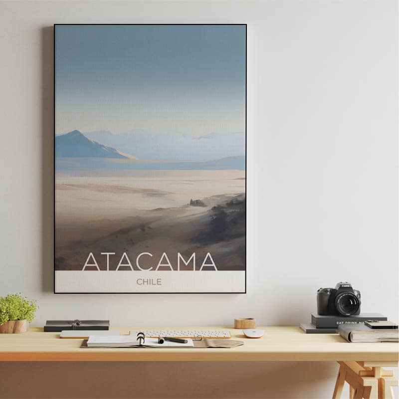 The Atacama Desert - Chile - Impressionism Style preview