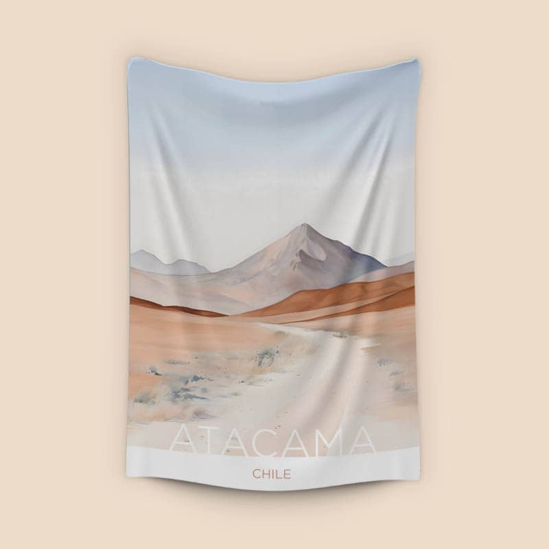 The Atacama Desert - Chile - Gouache Technique preview