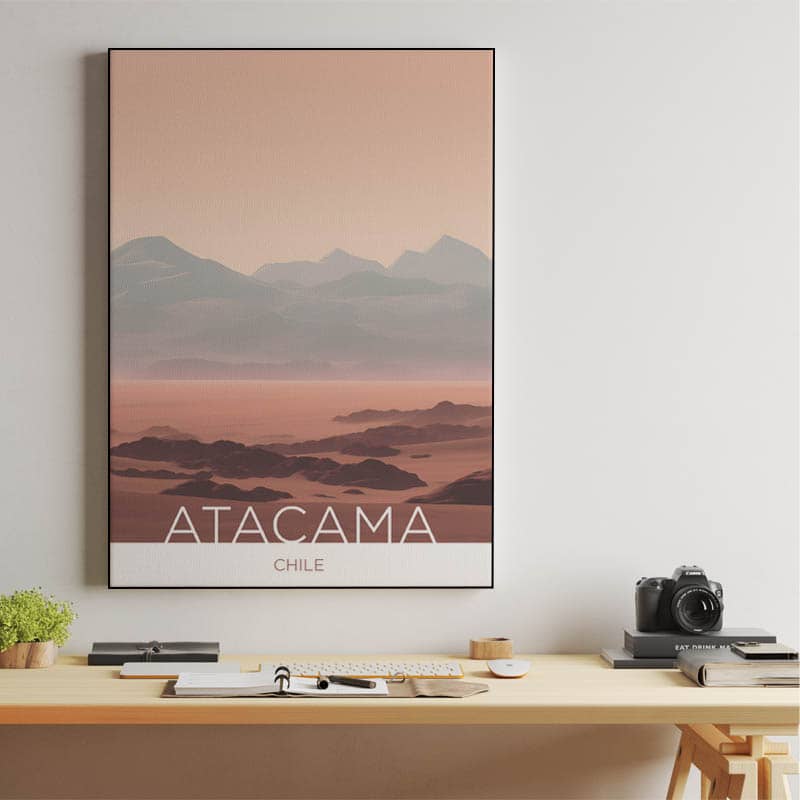 The Atacama Desert - Chile - Drawing Technique preview