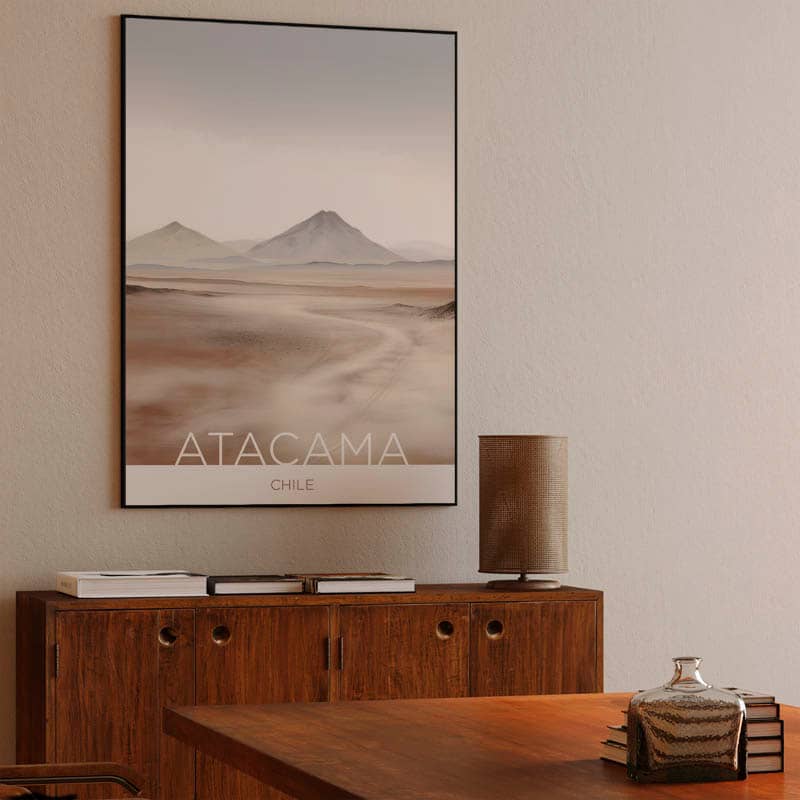 The Atacama Desert - Chile - Crayon Technique preview