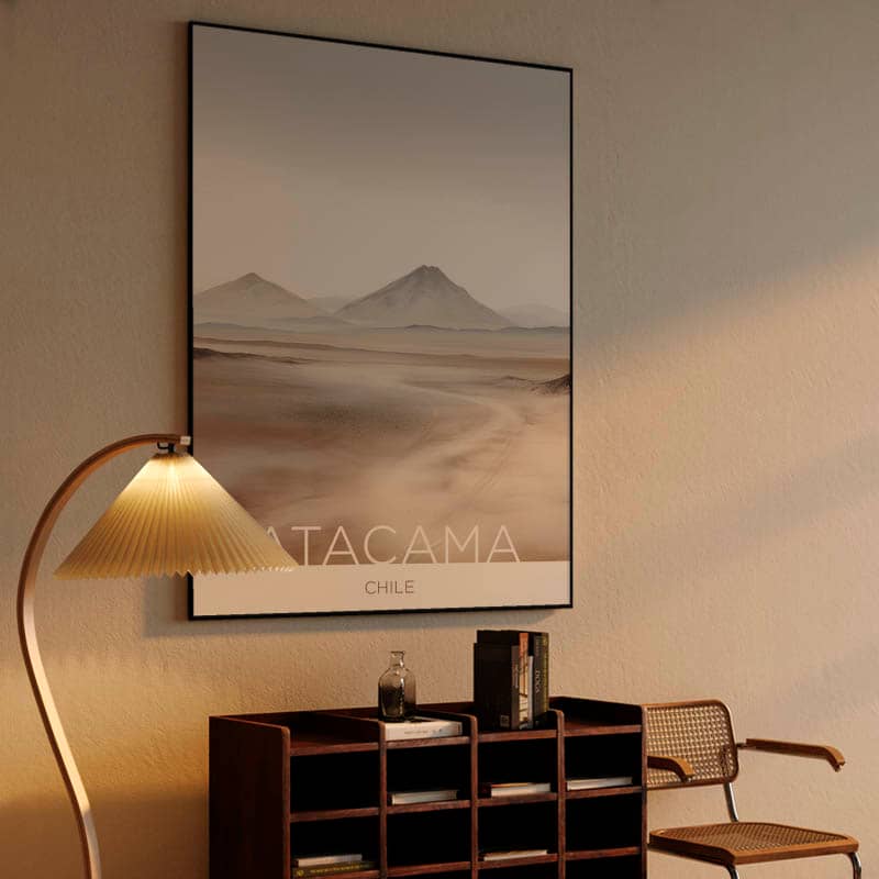 The Atacama Desert - Chile - Crayon Technique preview