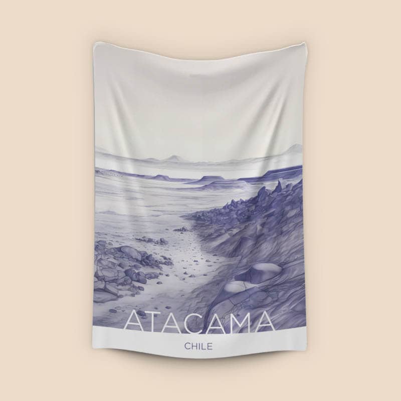 The Atacama Desert - Chile - Ballpoint Pen Technique preview