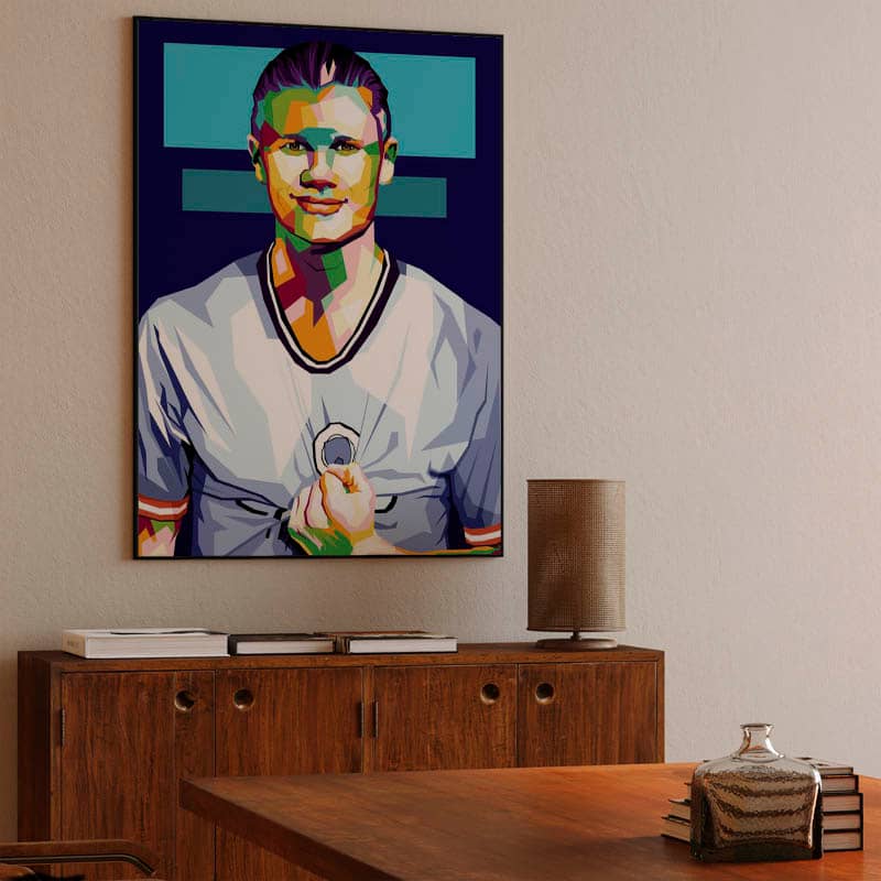 Erling Haaland in best illustration preview