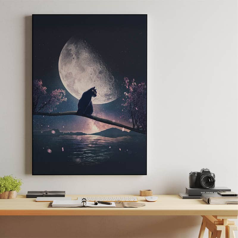 Cat, Moon and Stars preview