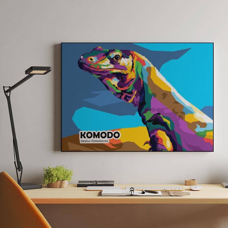 Special Animal Komodo in trend illustration preview
