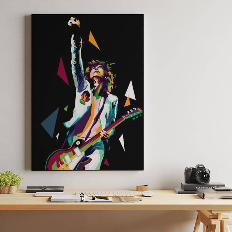 Jimmy Page in fantastic illustration preview