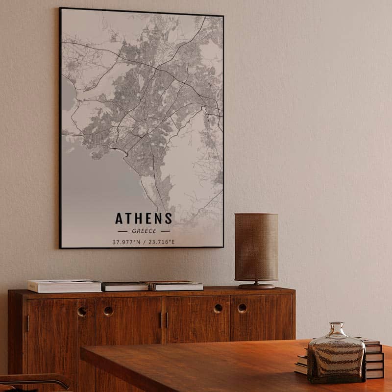 Athens map preview