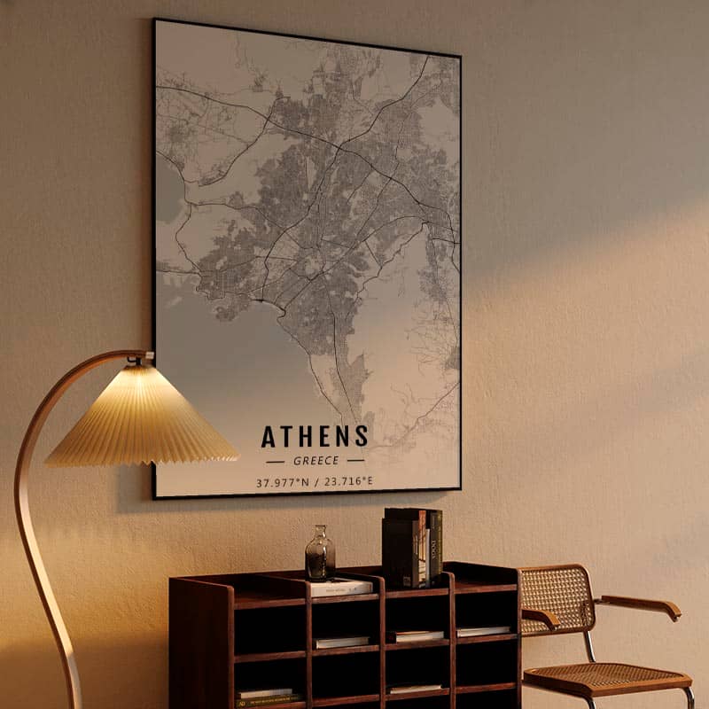 Athens map preview