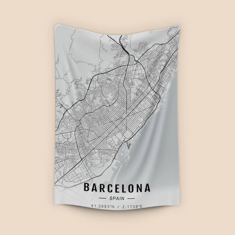 Barcelona map preview