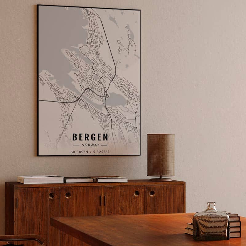 Bergen map preview