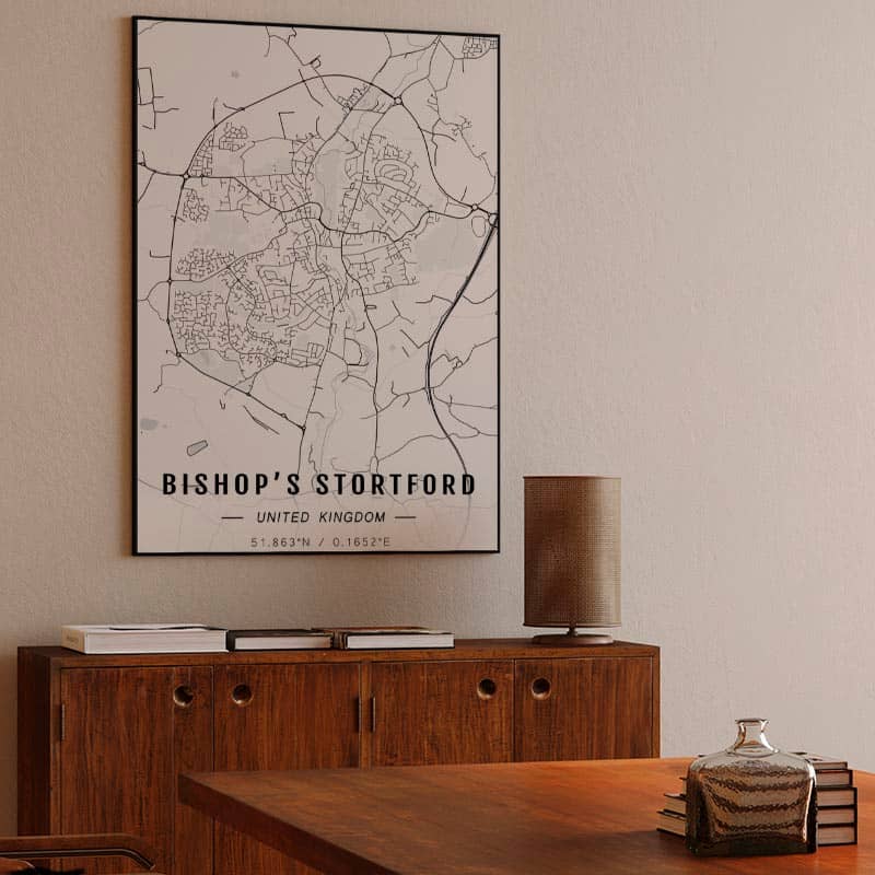 Bishop's Stortford map preview