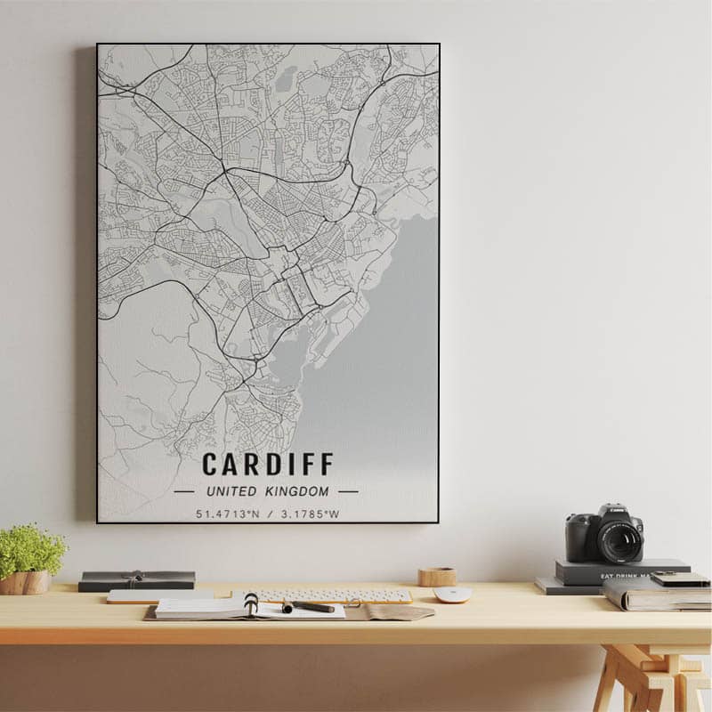 Cardiff map preview