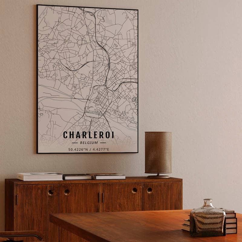 Charleroi map preview