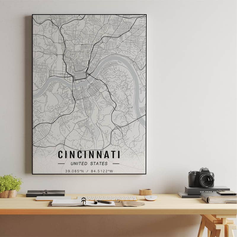 Cincinnati map preview