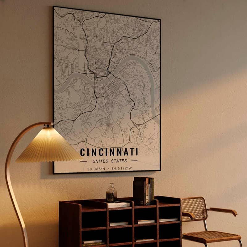 Cincinnati map preview
