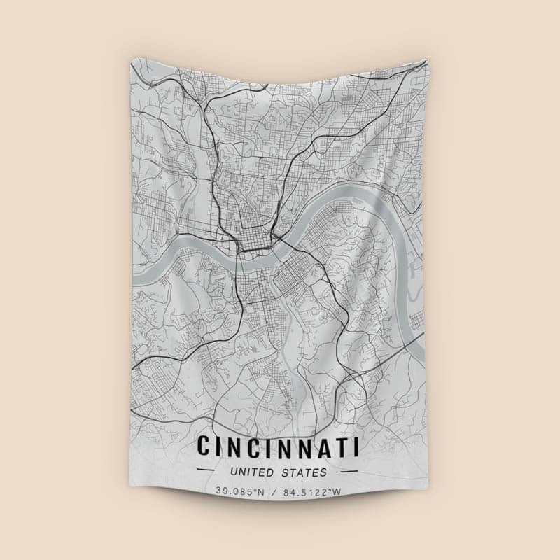 Cincinnati map preview