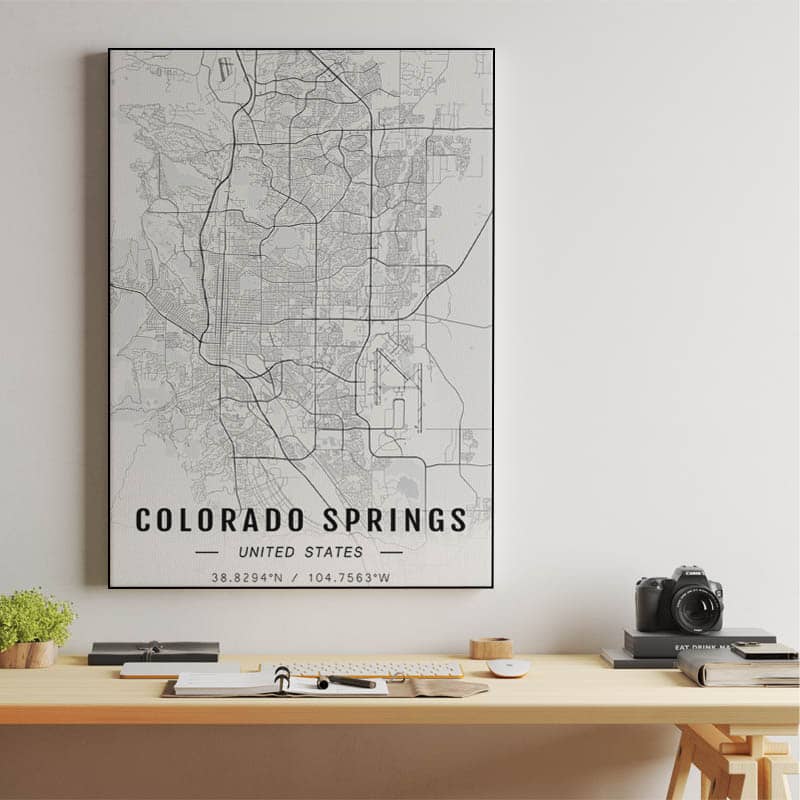 Colorado Springs map preview
