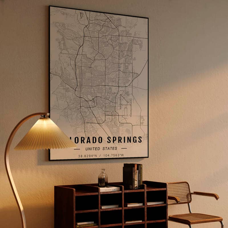 Colorado Springs map preview