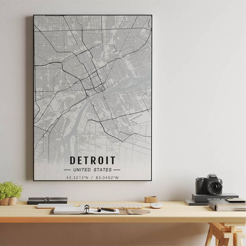 Detroit map preview
