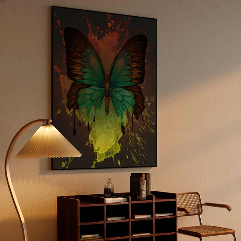 Dripping Butterfly Canvas preview