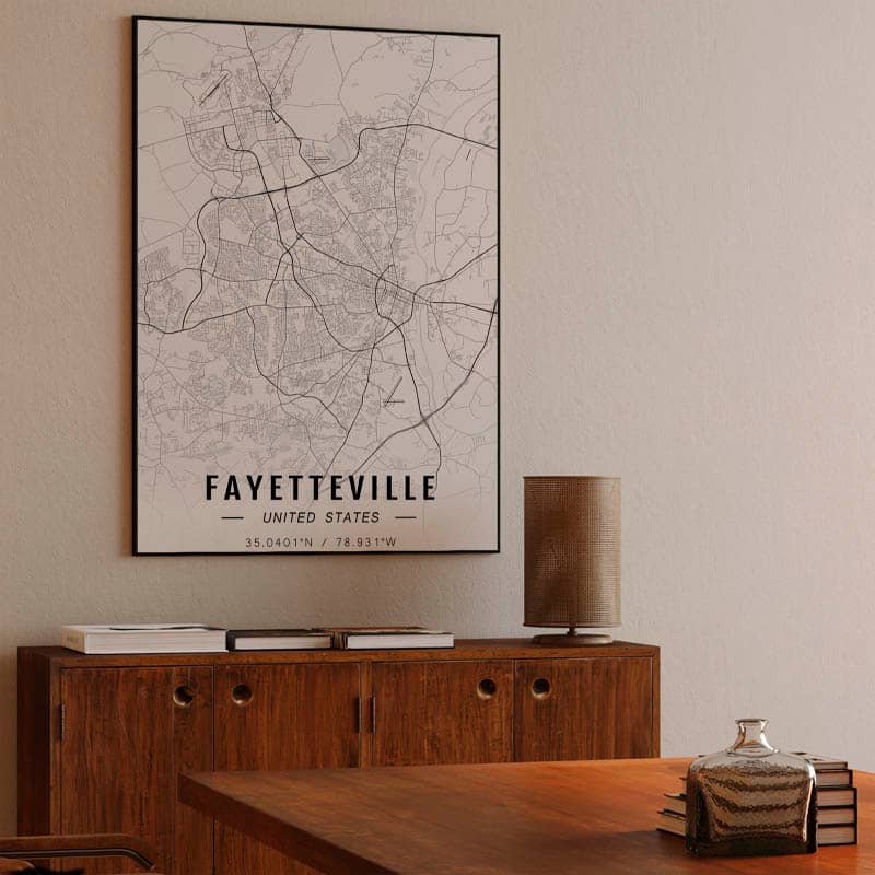 Fayetteville map preview