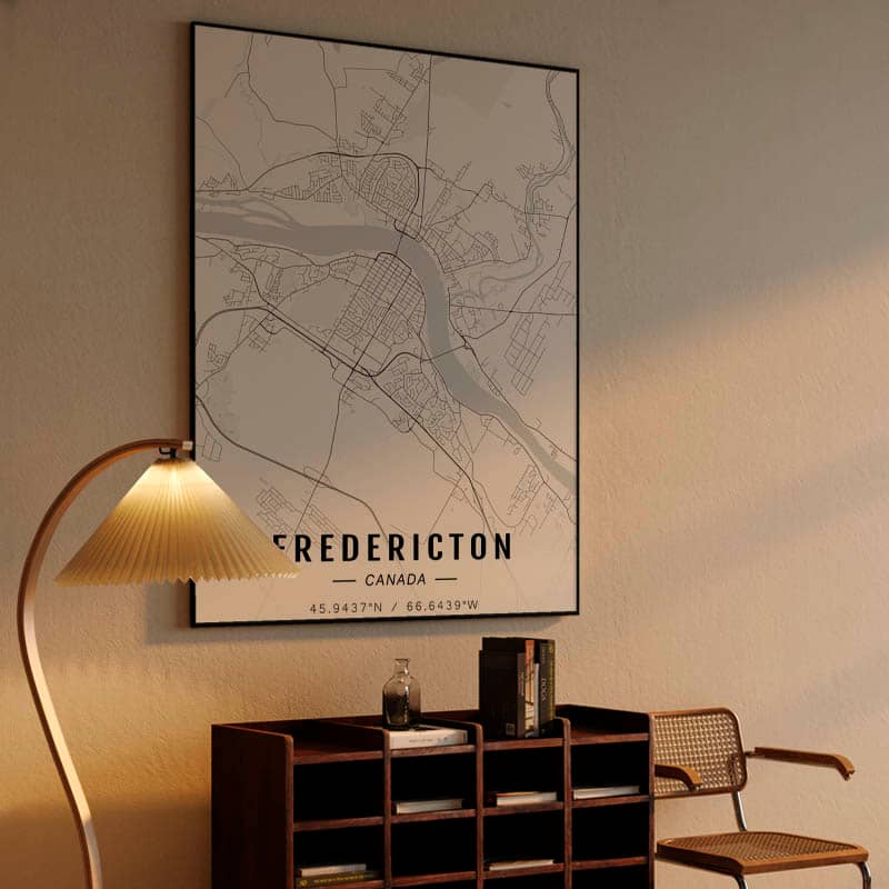 Fredericton map preview