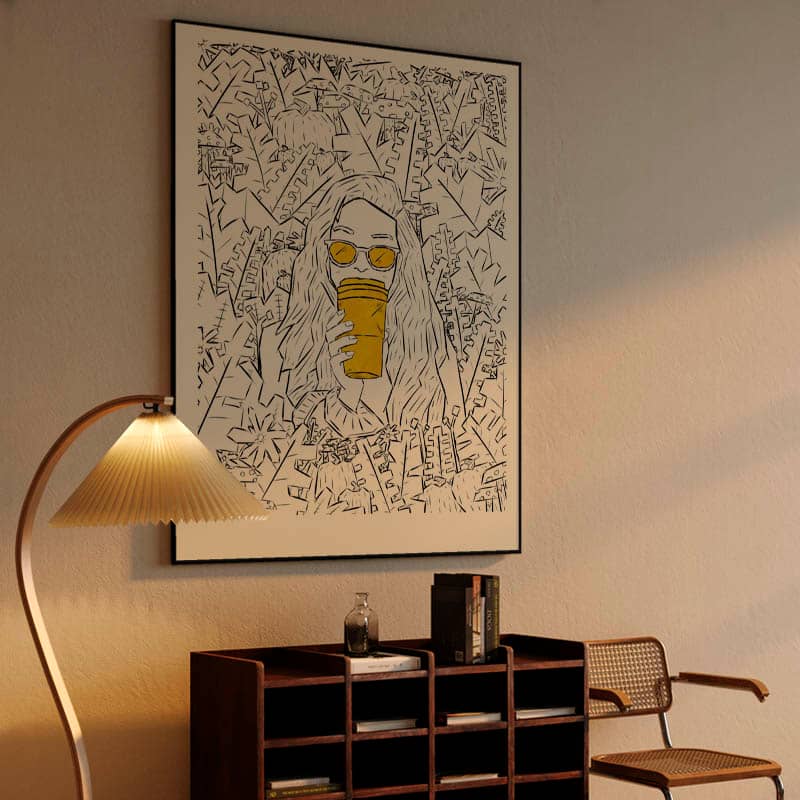 Golden coffee preview