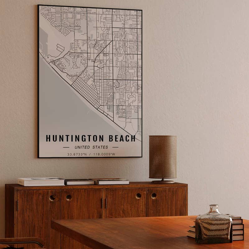 Huntington Beach map preview