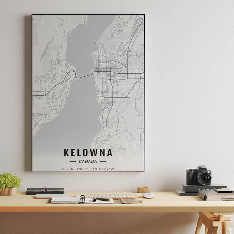 Kelowna map preview