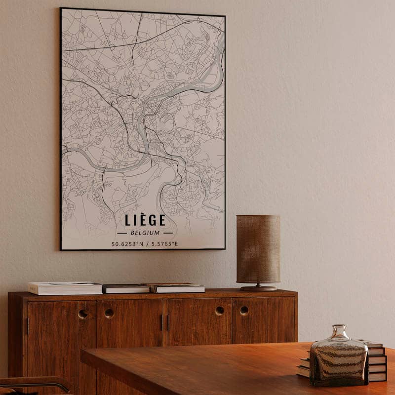 Liège map preview