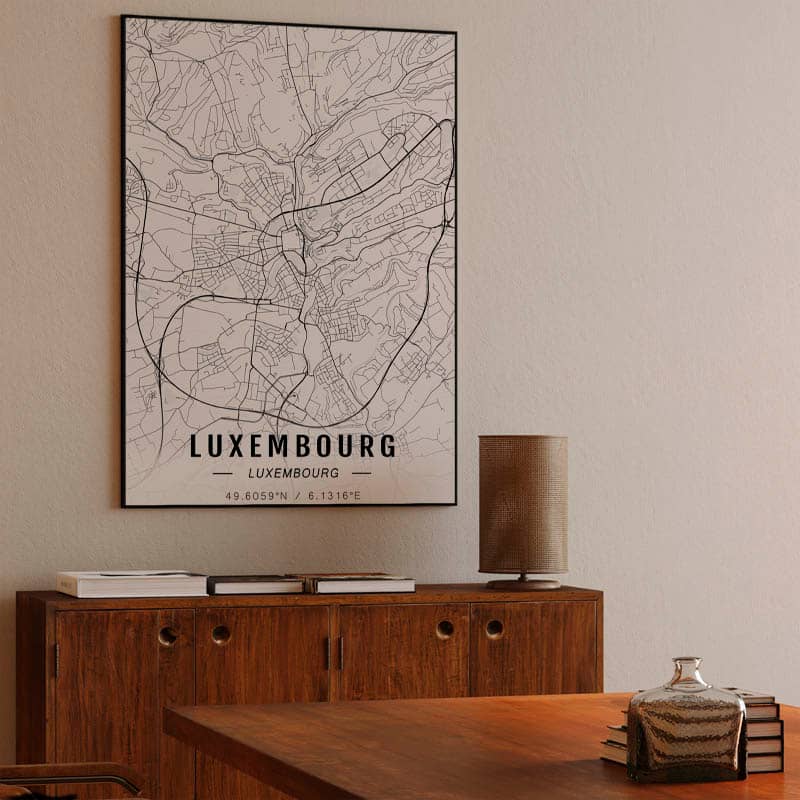 Luxembourg map preview