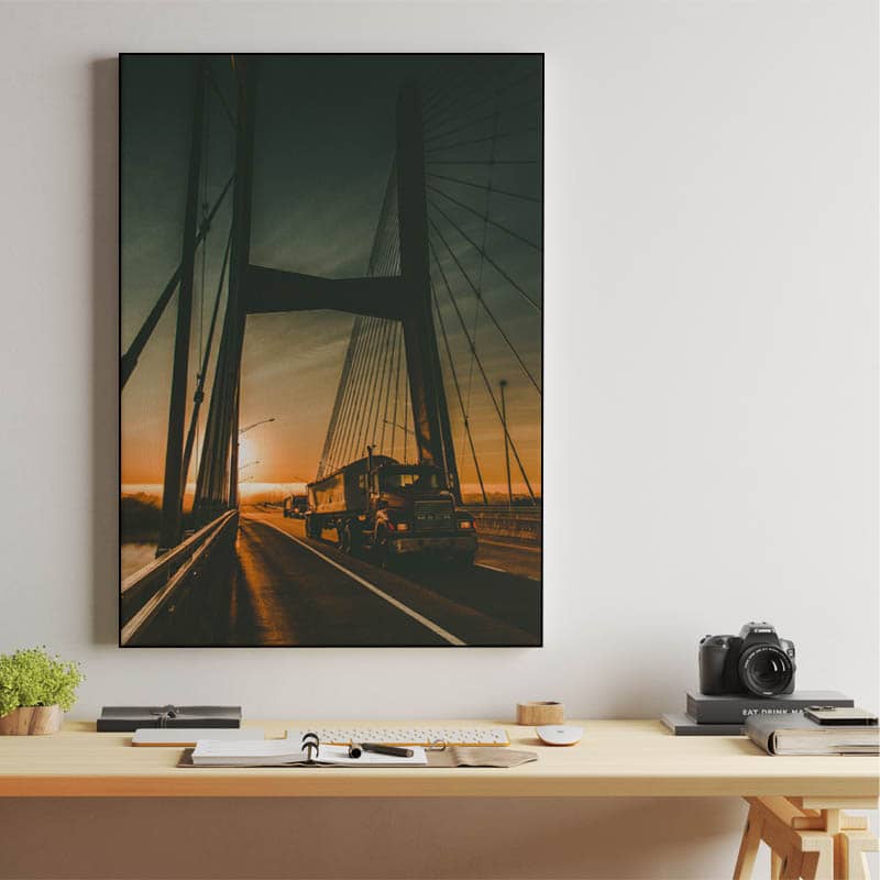 Mack Truck on Bridge preview