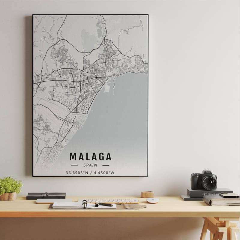 Malaga map preview