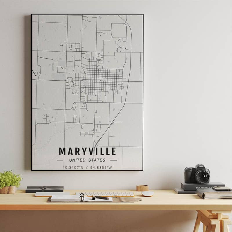 Maryville map preview