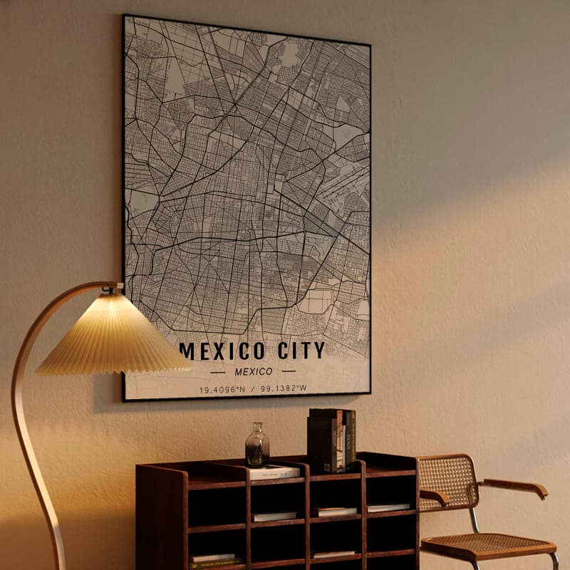 Mexico City map preview