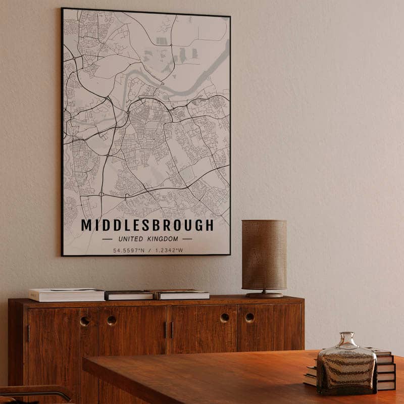 Middlesbrough map preview