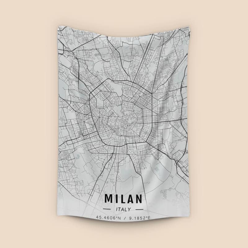 Milan map preview