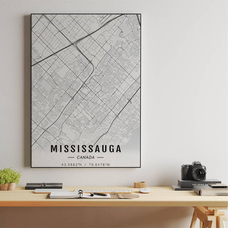 Mississauga map preview