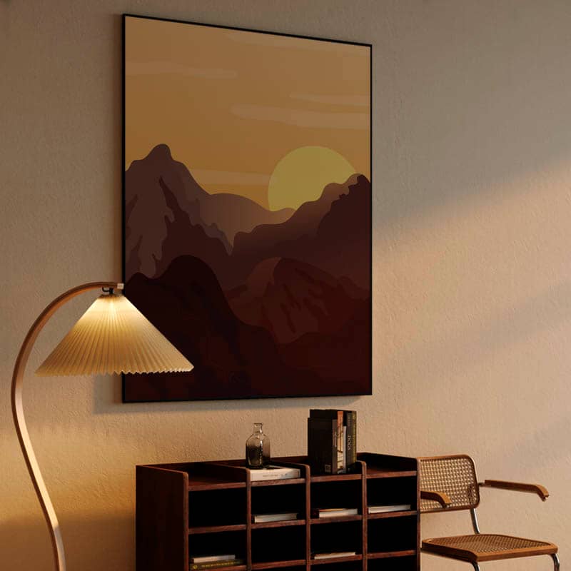 Mountain Sunset Canvas preview